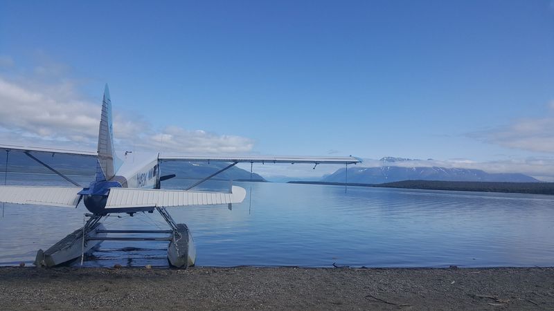 Floatplane on the lake